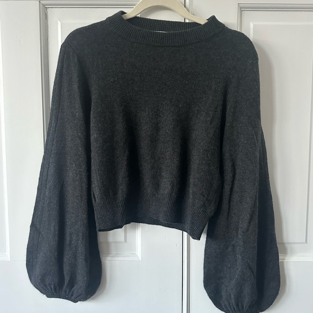 Cozy Charcoal Knit Sweater